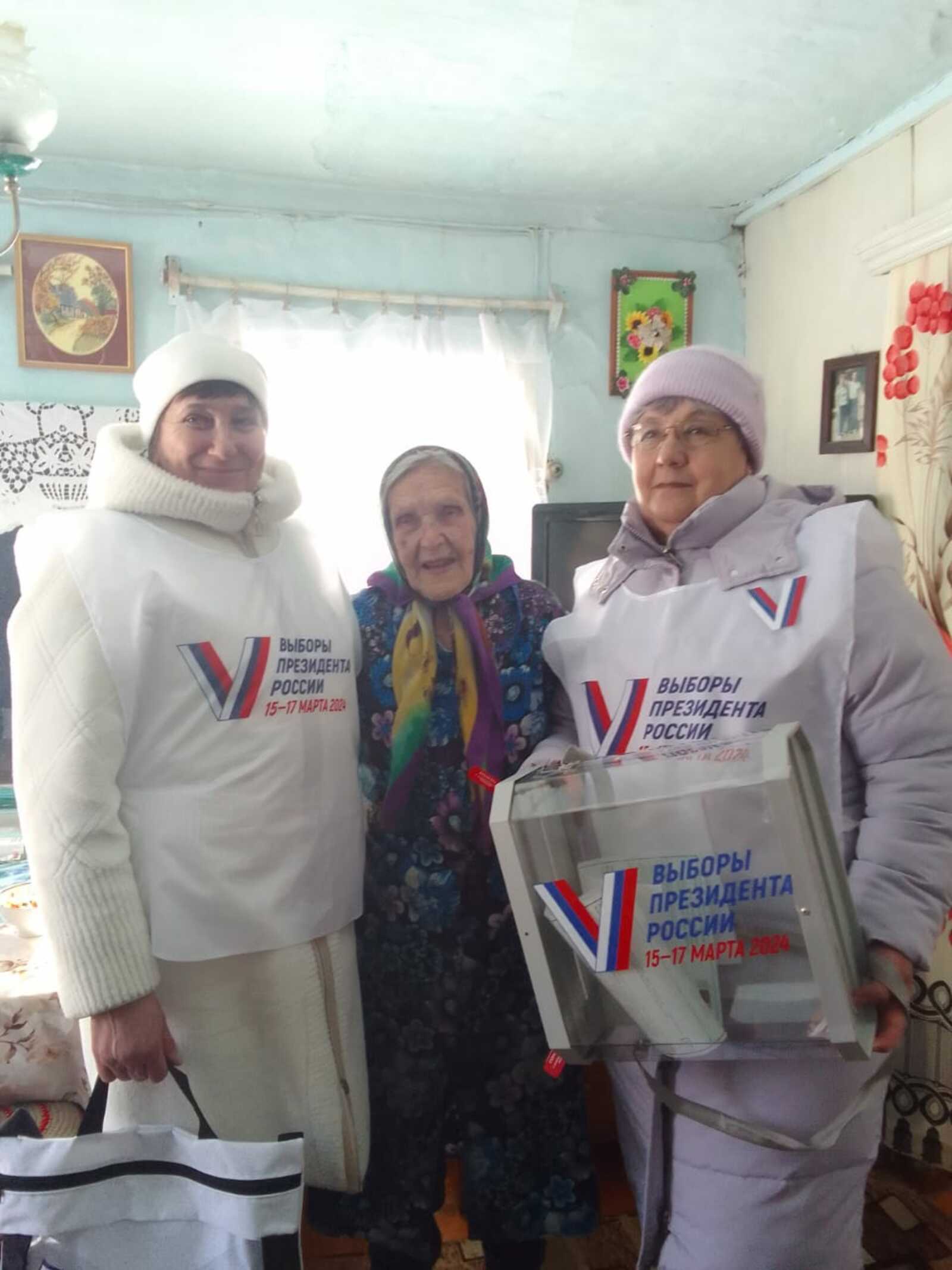 В Калмаше проголосовала самая пожилая жительница