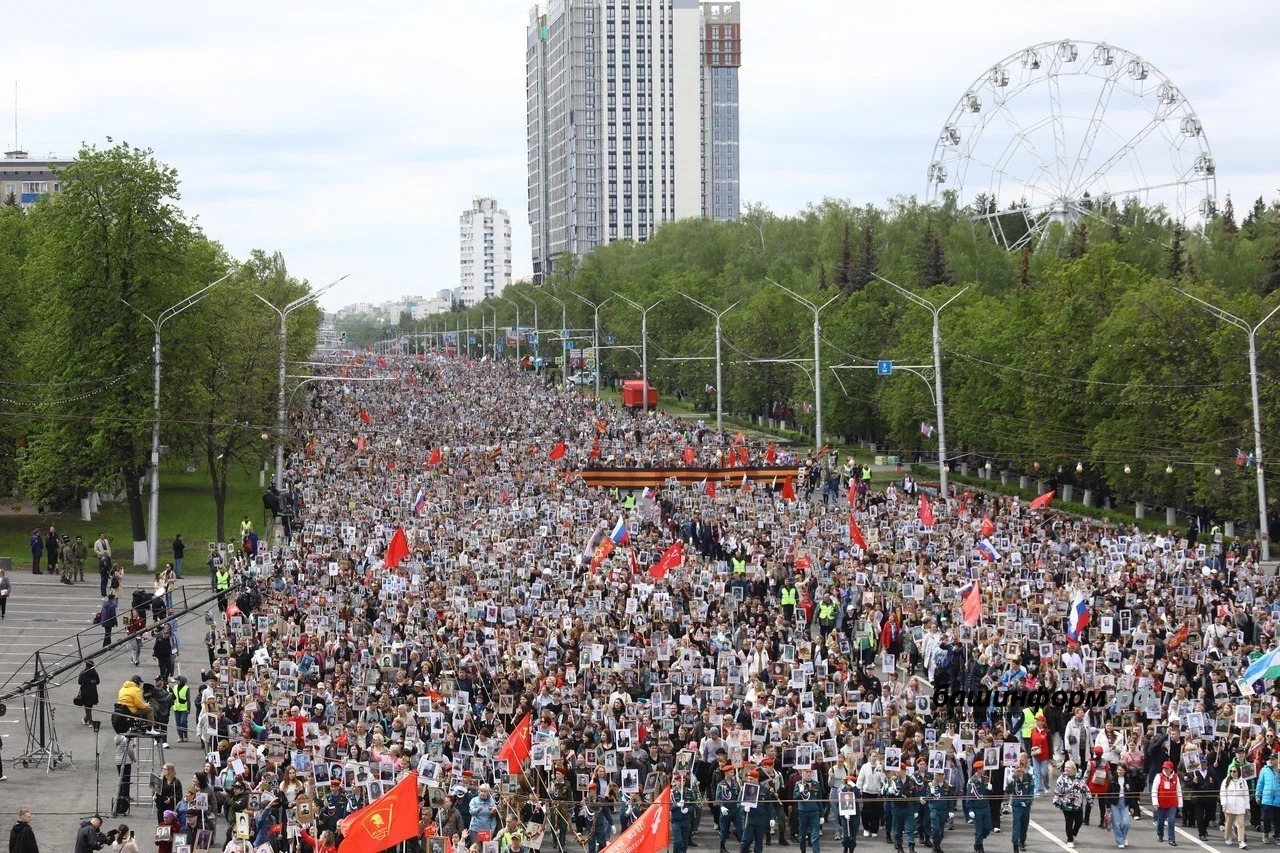 510 тысяч жителей Башкирии встали в строй «Бессмертного полка»