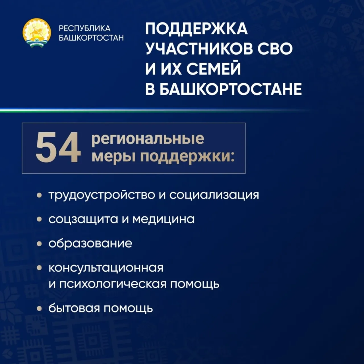 Глава Башкирии попросил быть ответственными в поддержке участников СВО
