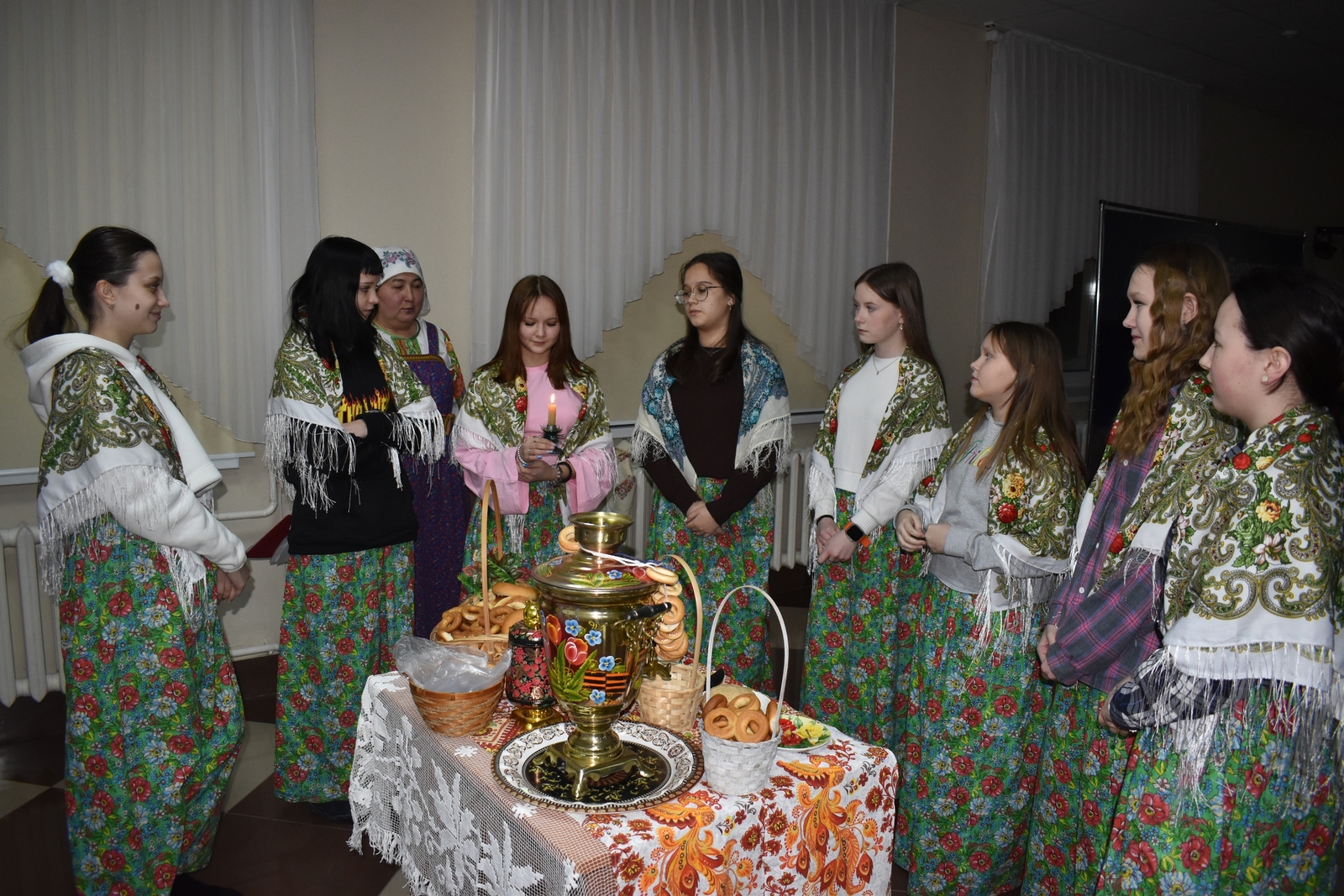 В Дуване состоялся фольклорный праздник «Святочные гадания»