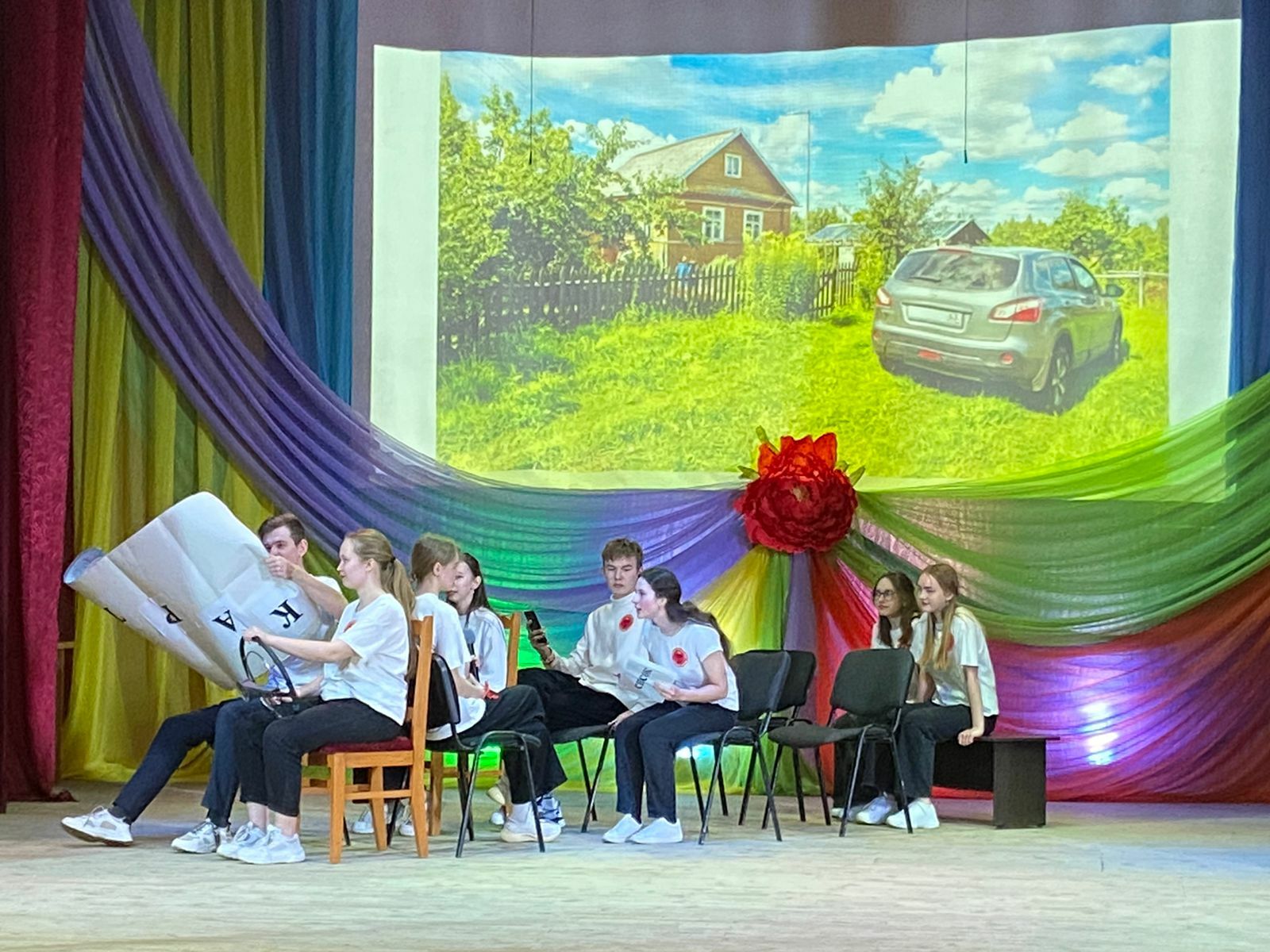 Во Дворце культуры с. Месягутово состоялся муниципальный этап игры КВН «Безопасная дорога детства»