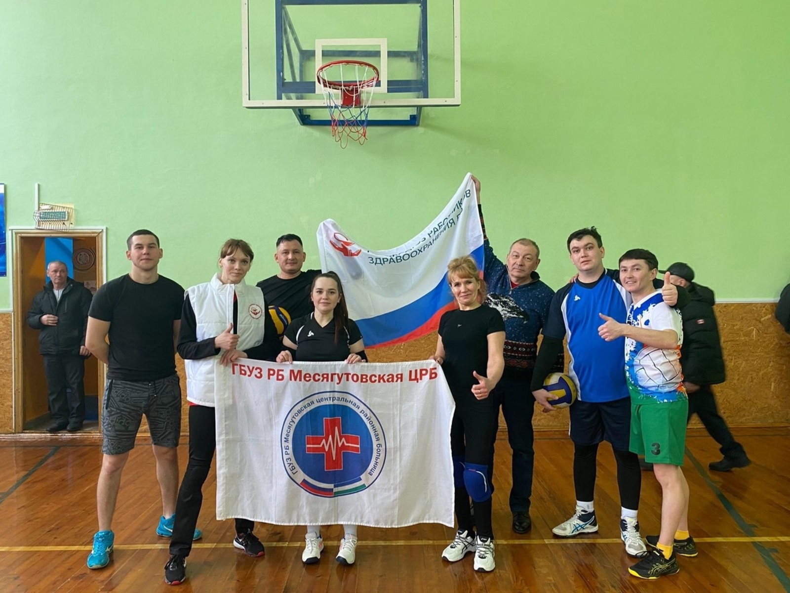 В Малоязе состоялся турнир по волейболу среди команд Дуванского медицинского округа