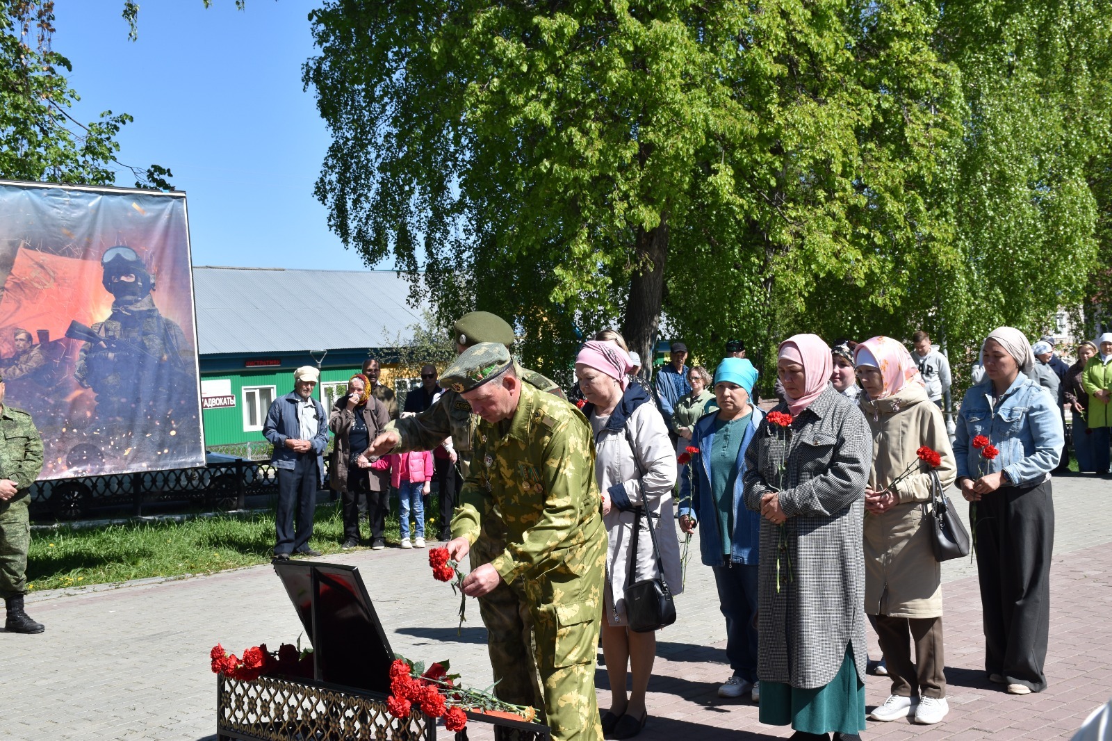 В Дуванском районе простились с участником специальной военной операции