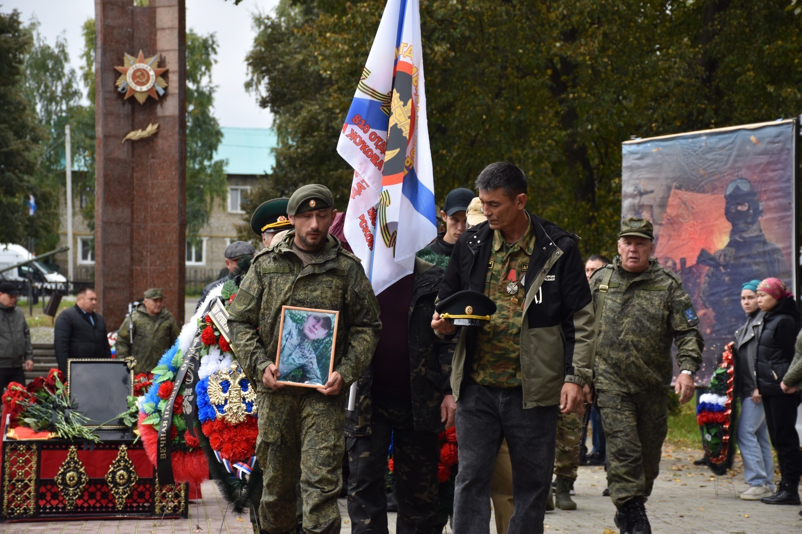 В Дуванском районе простились с участником СВО