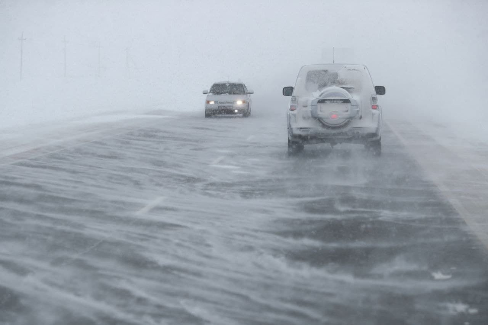 В Башкирии из-за плохой погоды вновь ограничили движение на трассе М-5