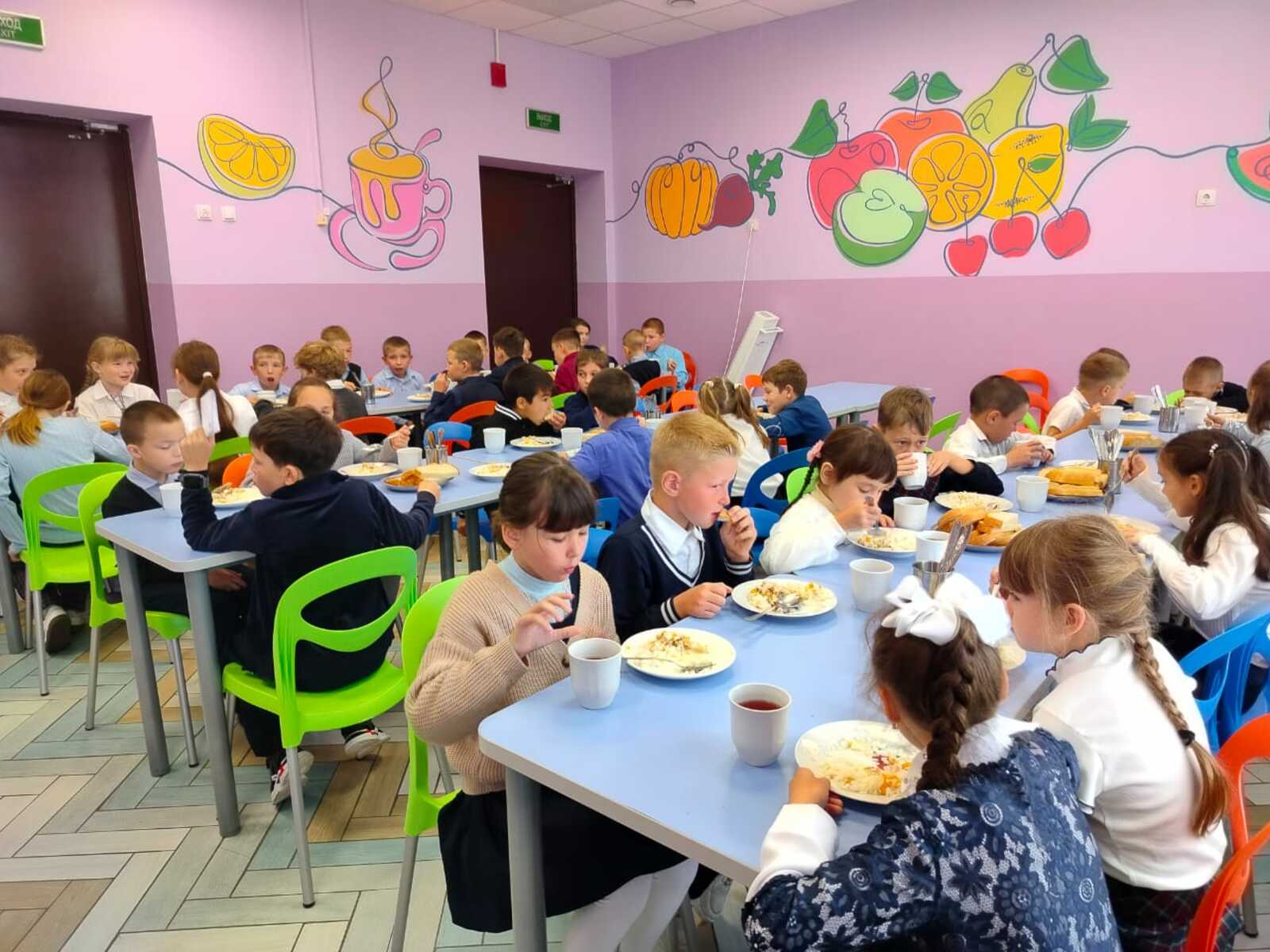 В школе Дуванского района охват горячим питанием составляет 100%