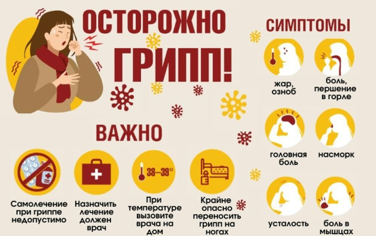 В Дуванском районе наблюдается высокая заболеваемость ОРВИ