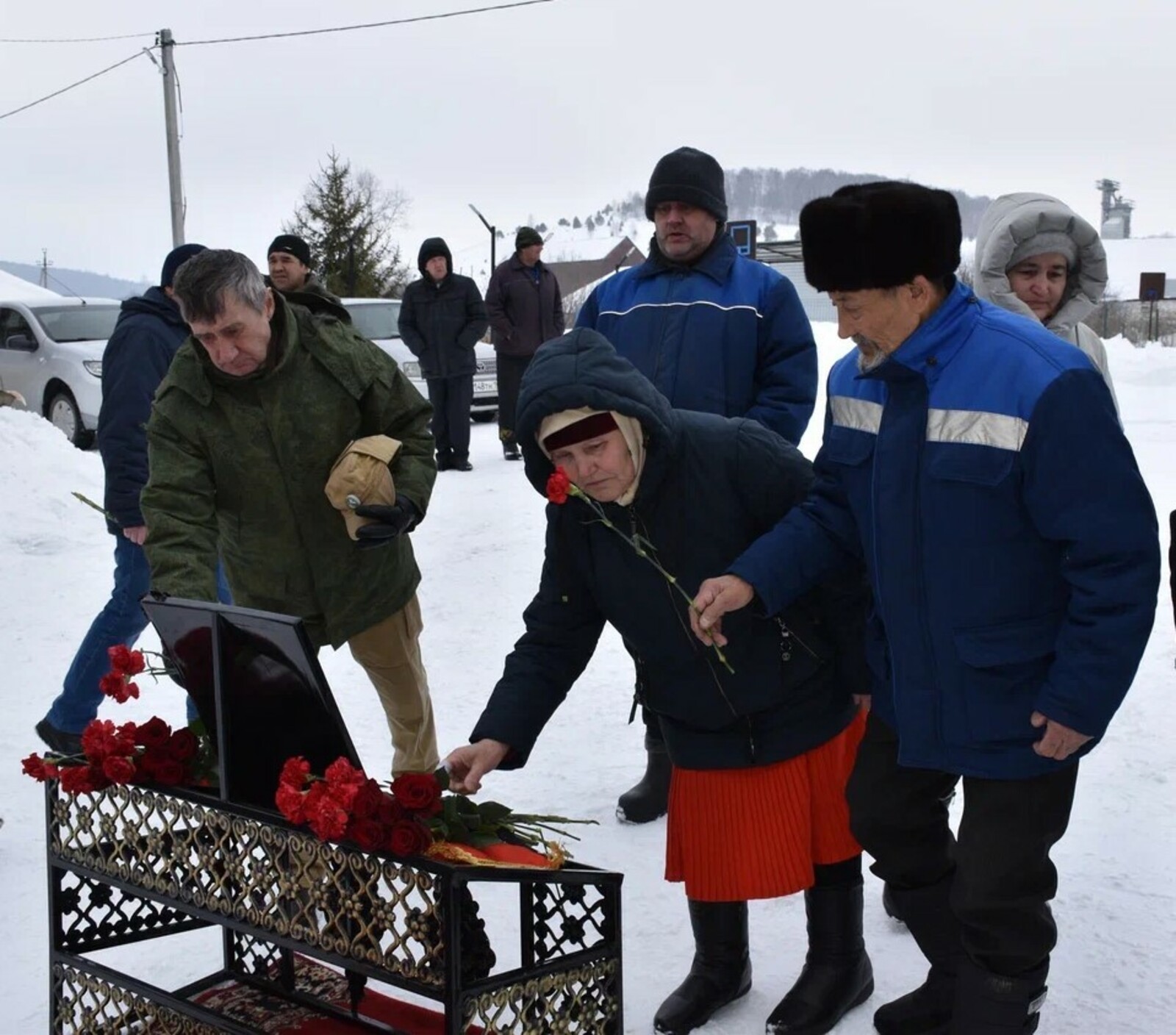 В Дуванском районе простились с участником СВО