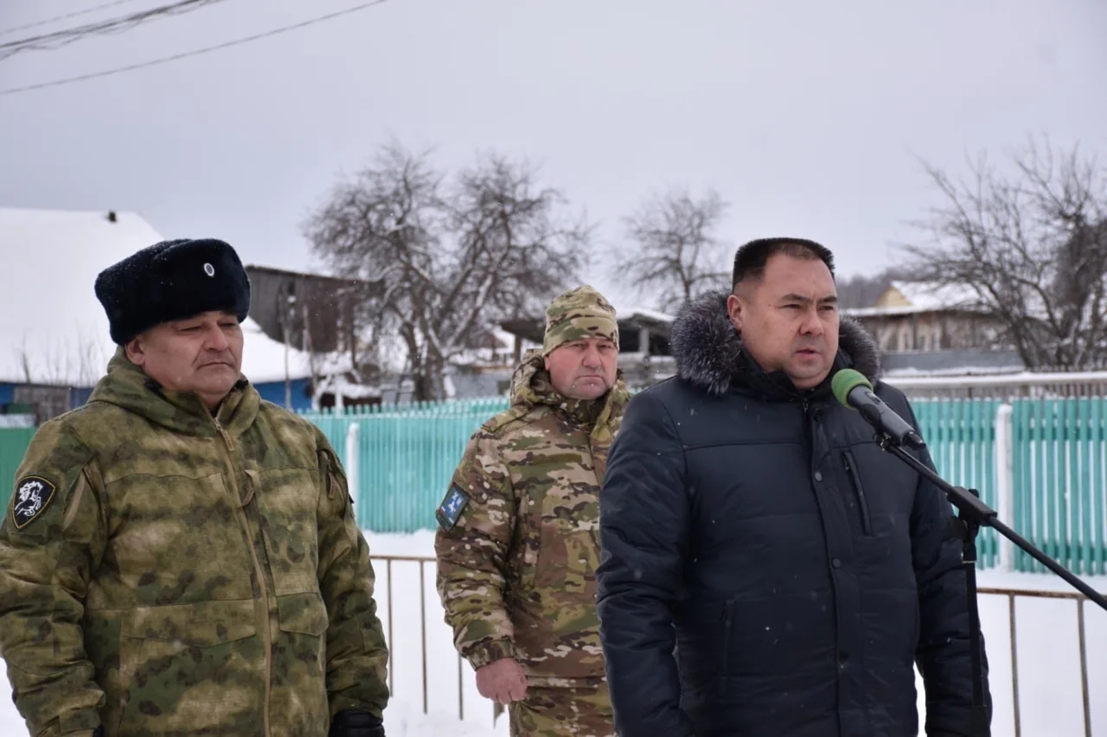 Дуванцы простились с бойцами специальной военной операции