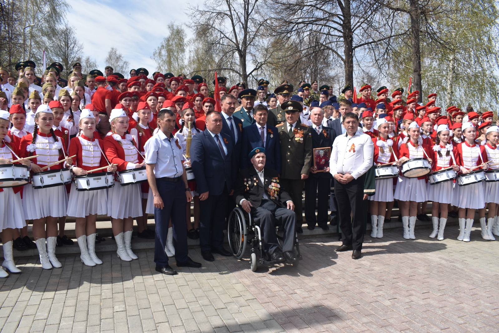 Единственный ветеран Дуванского района посетил Парад Победы в Месягутово