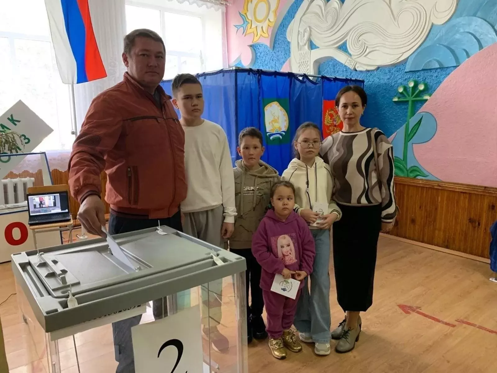 Как в Башкирии голосуют многодетные