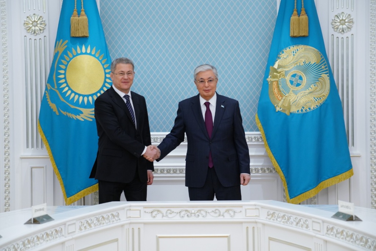 Встреча Радия Хабирова с Президентом Казахстана Касым-Жомартом Токаевым
