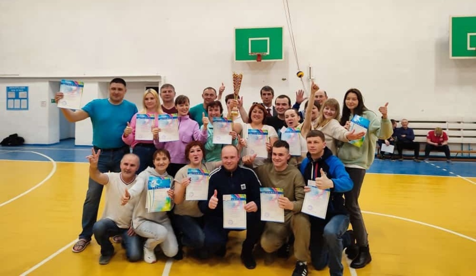 Команда Дуванского района стала победителем в зональной Спартакиаде среди работников образования северо-восточных районов