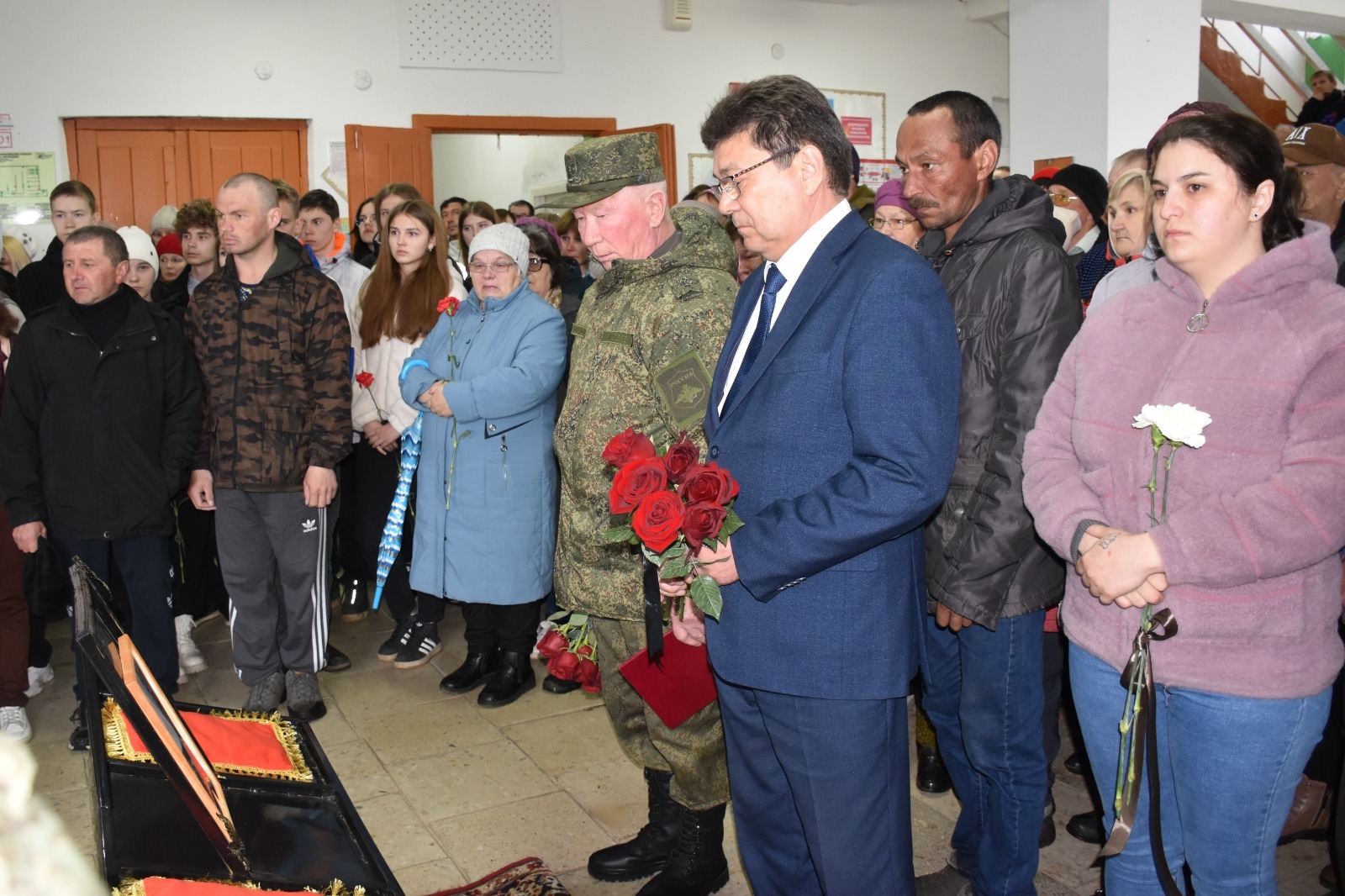 В Дуванском районе простились с участниками специальной военной операции
