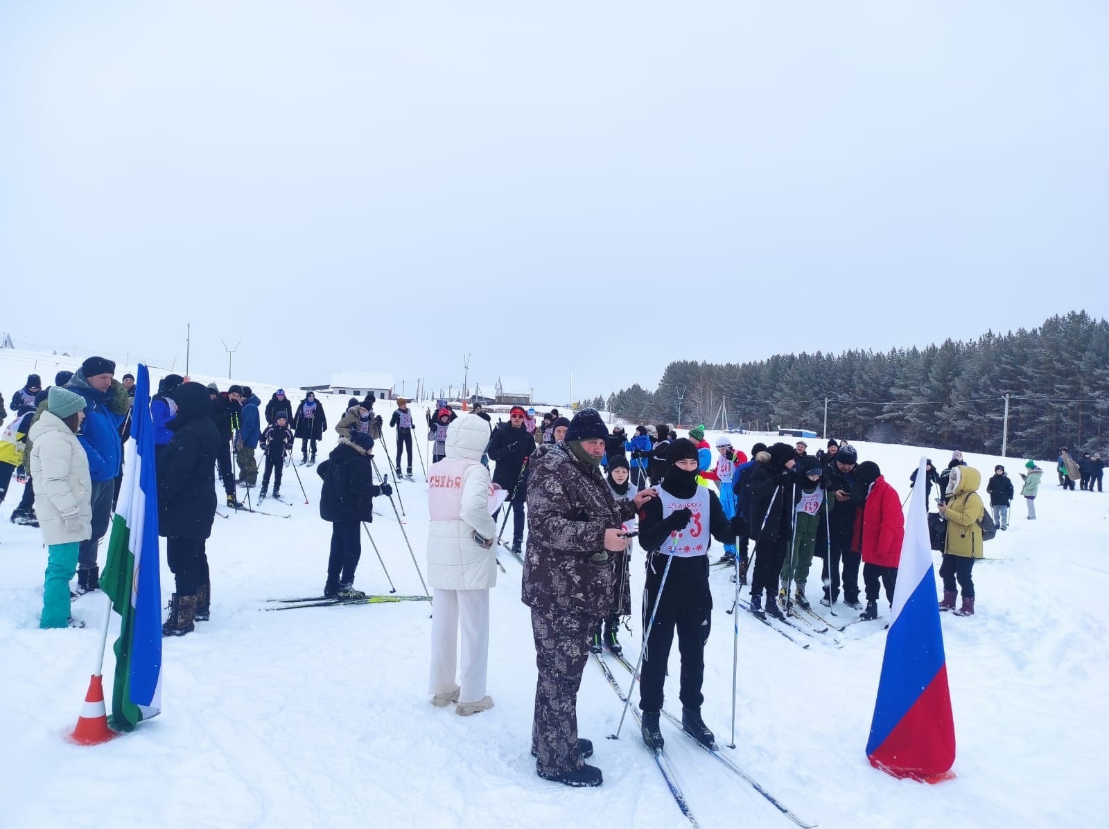 В Месягутово состоялась Спартакиада школьников по лыжным гонкам
